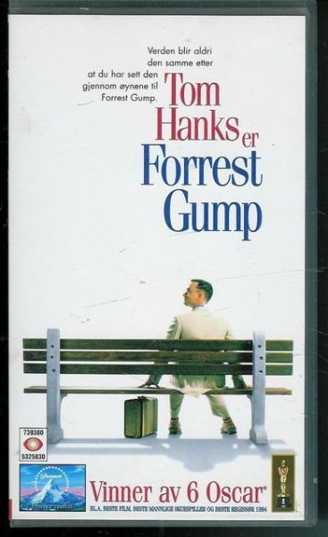 Tom Hanks: Forrest Gump. 1994, 11 år, 2 t. 16 min.