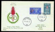 1961, 21.10,                               FDC fra Tyrkia.