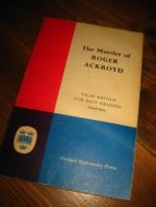 THE MURDER OF ROGER ACKROYD. 1961.