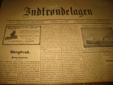 1916,nr 045, Indtrøndelagen. 