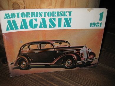 1981,nr 001, MOTORHISTORISKT MAGASIN.