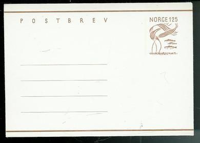 Fisk. POSTBREV fra 1980.