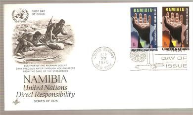 1975, 22. SEPT, NAMIBIA, FDC UNITED NATION,