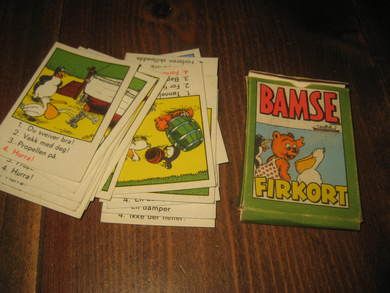 BAMSE FIRKORT, Mitet 110/100c, 60 tallet.