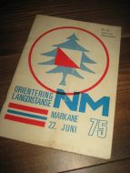 NM i orientering langdistanse MARKANE 22. JUNI 1975.