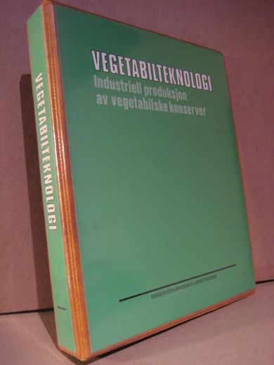 VEGETABILTEKNOLOGI. Industriell produksjon av vegetabilske konserver. 1980.