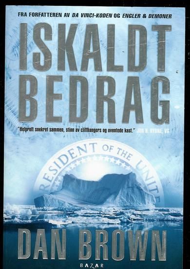 BROWN, DAN: ISKALDT BEDRAG. 2008