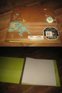 Ubrukt, Designer Scrapbook  Album, ca 32*32 cm stort. 