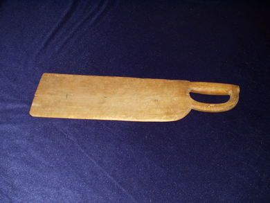 Flat bakstespade fra tidleg 1900