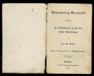 1875, Almindelig Geografi til Brug for Folkeskolerne og ved den første Undervisning. Af Prof. Ed. Erslev