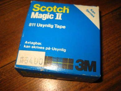 Eske uten innhold, Scotch Magic II. 80 tallet. 