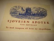 SJØVEIEN APOTEK, SJØVEGAN