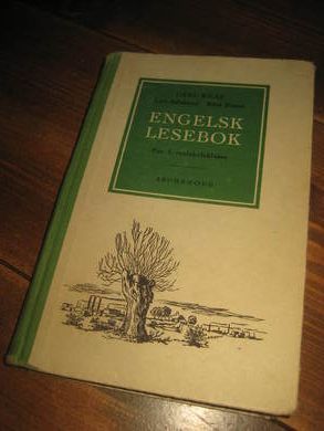 KNAP, CARL: ENGELSK LESEBOK, for 3. realskoleklasse, 1956.