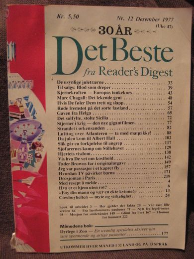 1977,nr 012, Det Beste fra Reader's Digest.