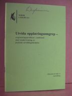 Utvida opplæringsomgrep- avgrensingsproblem i samband med undervisning av psykisk utviklingshemma. 1982.