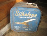 SILIKOLENE LUBRICANTS GIR OIL, 20 liters kanne uten innhold. Dalton & Co, LTD.