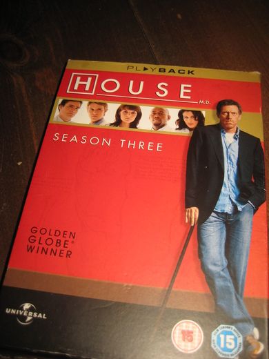 HOUSE. 3. SESONG, 6 STK DVD.