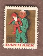 1932, julemerke fra Danmark, ubrukt