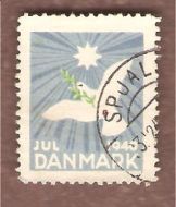 1940,  julemerke fra Danmark, stempla