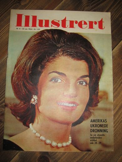 1964,nr 004, Illustrert. Jackline Kennedy.