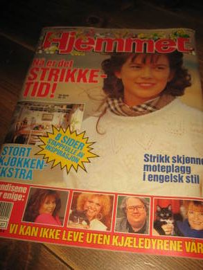 1991,nr 037, HJEMMET. Wenche Myhre - Stephanie - 