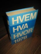 1978, HVEM HVA HVOR