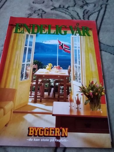 ENDELIG VÅR. Reklame fra Byggern