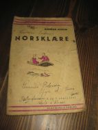 ASHEIM: NORSKLÆRE. 4. og 5. skuleår, 1939.