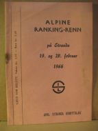 ALPINE RANKING RENN på Stranda 19. og 20. februar 1966. STORSLALOM.