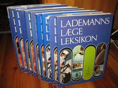 Andresen / Tuxen: LADEMANNS LÆGE LEKSIKON.  1-10. 1977-80.