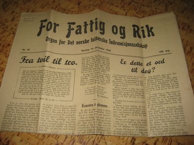 1952,nr 045, For Fattig og Rik.