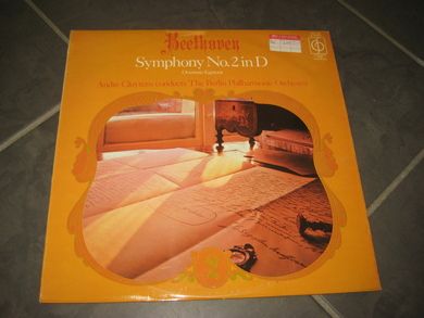 Andre' Cluytens og The Berlin Philharmonic Orchestra: Beethoven, Symphony No. 2 in D. CEP193.