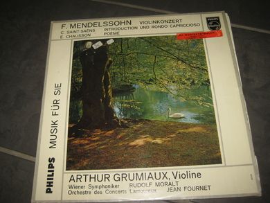 ARTHUR GRUMIAUX: MENDELSSOHN VIOLINKONSERT. G 03032L.