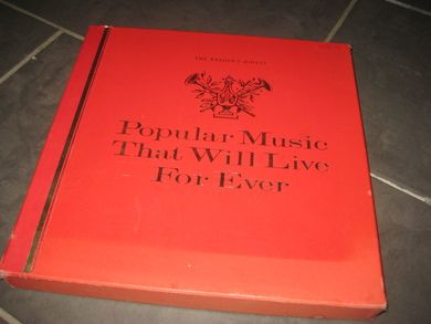 Populær Music That Will Live For Ever. 12 LP plater med populær musikk. Masse god musikk her.