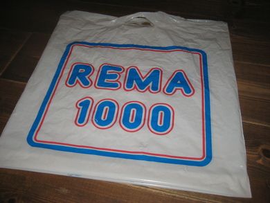 REMA 1000. Produsert ved Fritz Rambek Emballasjeindustri, 1996.