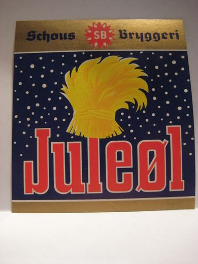 SCHOUS BRYGGERI, Juleøl, 50 tallet.