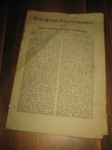 1871,nr 049-52, Storthings Efterretninger