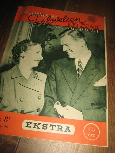 1953,nr 008, B, EXTRA, Forlovelsen på Skaugum.