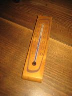 Gammelt IFT termometer, 50 tallet. 