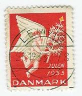 1933, Danske julemerker. LEMVIG 23.12.33