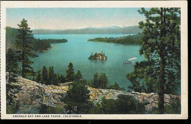 EMERALD BAY AND LAKE TAHOE, CALIFORNIA