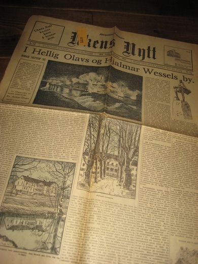 1933,NR 142, Ukens Nytt. I Heilag Olavs og Hjalmar Wessels by. Sarpsborg. 