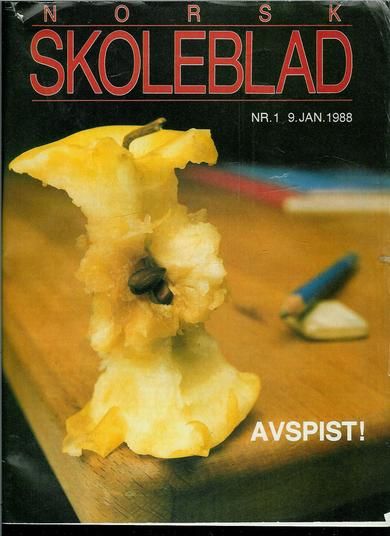 1988,nr 001,                 NORSK SKOLEBLAD.