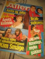 1984,nr 049, ALLERS. LIZ TAYLOR-JAHN TEIGEN - ANITA SKORGAN. 