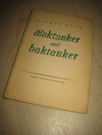 HOPP, ZINKEN. Baktanker med baktanker. 1946. (Ikke solgt i butikk)