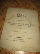 Lov indholdende Regler, hvorefter den Norske Banks Sedler kunne erholdes ombyttede mod rede Sølv. 1822.