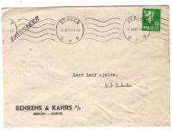 Bergen 11.10.46. Fra BEHRENS & KAHRS.