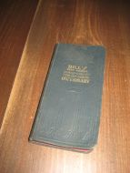 HILL'S vest pocket, DICTIONARY. DANISH- ENGLISH. ENGLISH- DANISH. Tidleg 1900.