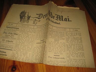 1899,nr 064, Den 17. mai. Norskt folkeblad.