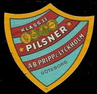 PILSNER fra PRIPP & LYCKHOLM, GØTEBORG